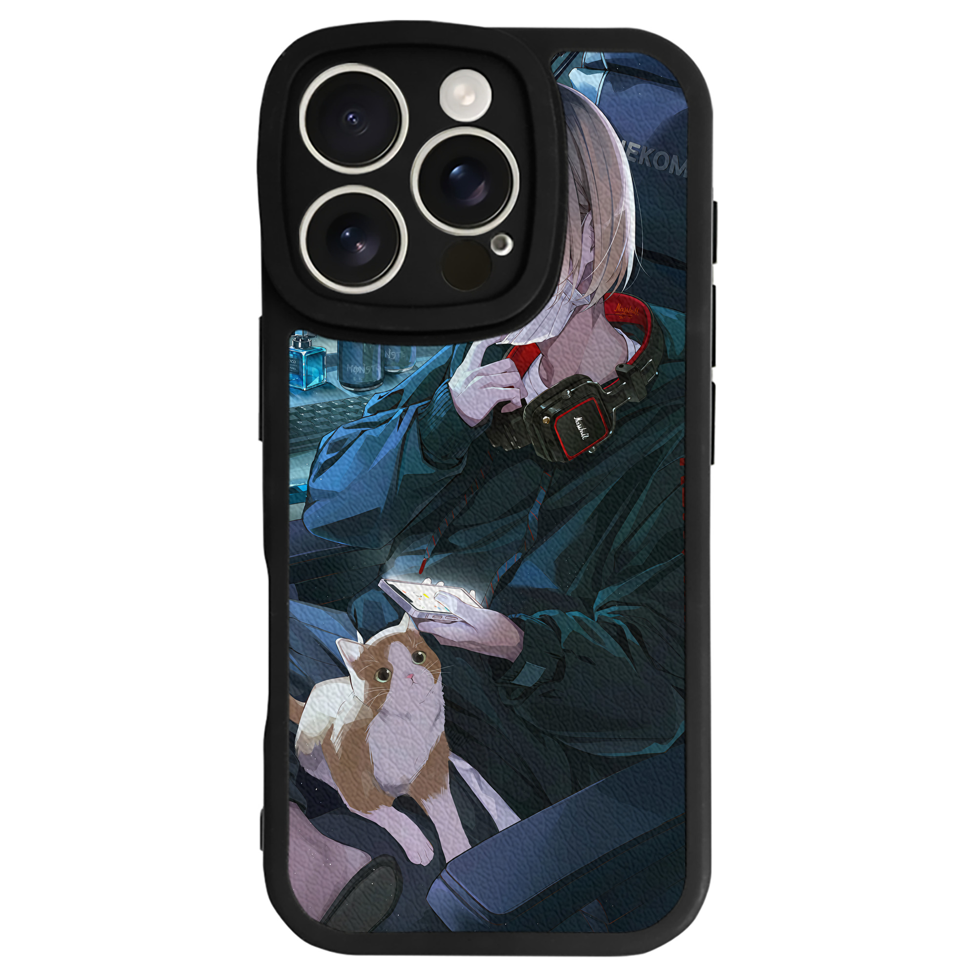 （画像用） ハイキュー!! Haikyu!! 【iPhone 16シリーズ対応】シリコンスマホケース（レザー調） 材質：シリコン